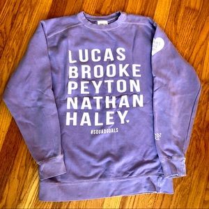 One Tree Hill cast names comfort colors sweatshirt